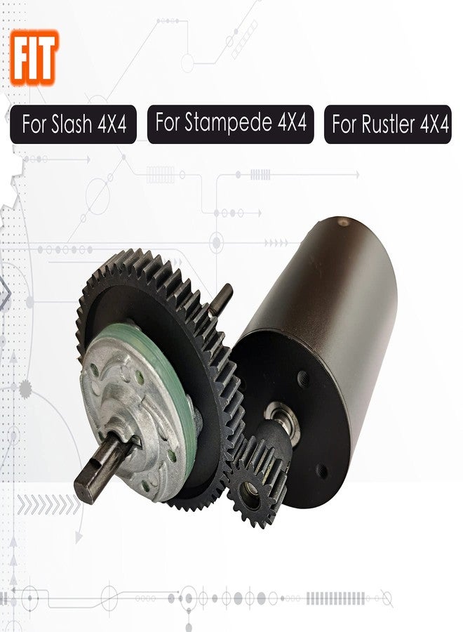 HOPLEX 6878 Complete Slipper Clutch Assembly with 32 Pitch 15T/17T/19T Pinions Gear Set Compatible with Traxxas Slash / Stampede / Rustler 4x4 - Image 2
